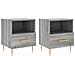 Comodini 2 Pz Grigio Sonoma 40x35x47,5 Cm In Legno Multistrato - Foto miniatura 2