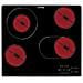 Piano Cottura PCTAC6042IN Vetroceramica 4 Zone Cottura da 60 cm Colore Nero - Foto miniatura 1