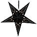 Set Di 2 Stelle Led Carta Nero 45 Cm Motti - Foto miniatura 2