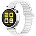 Cinturino Magnetico Da 22 Mm Per Huawei Watch Gt5/gt4/gt3, Samsung Galaxy Watch White - Foto miniatura 1