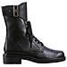 Nick Booties Stivaletti Pelle Scarpe Donna Nero Eu 41, 6-101943 0100 - Foto miniatura 2