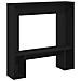 Cornice per Camino Rovere Nero 81x18x82 cm in Truciolato - Foto miniatura 3