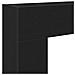 Cornice per Camino Rovere Nero 81x18x82 cm in Truciolato - Foto miniatura 5