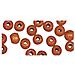 Rayher - 115 Pezzi - Perline In Legno Lucido Resistenti Ø6mm - Colore Arancio - Foto miniatura 1