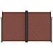 Tenda Da Sole Laterale Retrattile Marrone 200x1000 Cm - Foto miniatura 3
