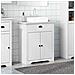Mobile Lavabo Da Bagno Bodo Bianco 70x35x80 Cm - Foto miniatura 3