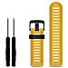 Bracciale Per Garmin Fenix 3 Hr / 6x Gps / 5x Sapphire /descent Mk1 Yellow - Foto miniatura 2