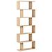 Libreria A 6 Ripiani Valdosa 190 Cm Marrone Chiaro - Foto miniatura 2