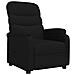 Poltrona Reclinabile in Tessuto Nero - Foto miniatura 1