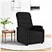Poltrona Reclinabile in Tessuto Nero - Foto miniatura 2