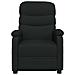 Poltrona Reclinabile in Tessuto Nero - Foto miniatura 3