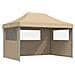 Tendone per Feste Pieghevole Pop-Up con 3 Pareti Beige - Foto miniatura 1