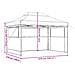 Tendone per Feste Pieghevole Pop-Up con 3 Pareti Beige - Foto miniatura 9