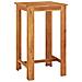 Set Bar da Giardino 3 pz Nero in Legno Acacia e Polyrattan - Foto miniatura 5
