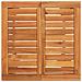 Set Bar da Giardino 3 pz Nero in Legno Acacia e Polyrattan - Foto miniatura 8