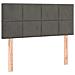 Letto a Molle con Materasso e LED Grigio Scuro 120x200 cm - Foto miniatura 7