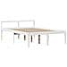 Letto Anziani con Testiera Bianco 150x200cm Legno Massello Pino - Foto miniatura 7