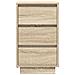 Comodino con Luci LED Rovere Sonoma 38x34x65 cm - Foto miniatura 7
