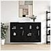 Armadi da Muro 2 pcs Rovere nero 69.5 x 34 x 90 cm - Foto miniatura 2