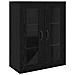 Armadi da Muro 2 pcs Rovere nero 69.5 x 34 x 90 cm - Foto miniatura 5
