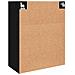Armadi da Muro 2 pcs Rovere nero 69.5 x 34 x 90 cm - Foto miniatura 9