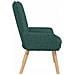 Sedia rilassante Verde scuro 63 x 67 x 94 cm Tessuto - Foto miniatura 5