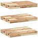 Mensole da Parete 3 pz 60x30x4 cm Legno Acacia Non Trattato - Foto miniatura 1
