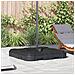 Set Base Ombrello 2 pcs Nero 88.5 x 88.5 x 12 cm Plastica - Foto miniatura 2
