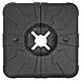 Set Base Ombrello 2 pcs Nero 88.5 x 88.5 x 12 cm Plastica - Foto miniatura 7