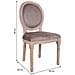 Sedia In Legno Imbottita 48x46x48/96h Cm - Foto miniatura 7