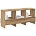 Scaffale per riviste Rovere artigianale 102 x 30 x 45 cm - Foto miniatura 3