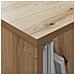 Scaffale per riviste Rovere artigianale 102 x 30 x 45 cm - Foto miniatura 5