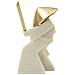 Scultura Giappone 2-bianco-poliresina-14x9x24,5 Cm - Foto miniatura 3