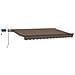 Tenda retrattile Tortora 350 x 250 cm Tessuto e Alluminio - Foto miniatura 1