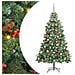Albero di Natale artificiale 300 LED Bianco caldo PVC e Metallo - Foto miniatura 1
