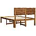 Letto matrimoniale con testiera ROSTOCK Naturale 140 x 190 cm - Foto miniatura 4