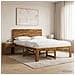 Letto matrimoniale con testiera ROSTOCK Naturale 140 x 190 cm - Foto miniatura 6