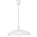 Lampadario moderno da interno cm 42 bianco con decoro - Foto miniatura 2