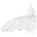 Lampadario moderno da interno cm 42 bianco con decoro - Foto miniatura 4