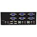 Switch Commutatore a 2 porte - KVM USB 2.0 a doppio VGA con Hub USB a 2 porte e 3,5mm audio - Foto miniatura 3