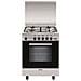 Cucina a Gas A654VI 4 Fuochi Gas Forno Gas Classe A Dimensioni 60x50 Colore Inox Serie Alpha - Foto miniatura 1