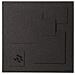 Wt0332033 Bacheca Quadrata In Sughero, 45x45, Nero - Foto miniatura 2