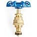 34 Bsp Testa Valvola Porta Cancello Ottone Riscaldamento Dell'acqua - Foto miniatura 1