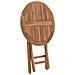 Tavolo Da Giardino Pieghevole 60 Cm In Legno Massello Di Teak - Foto miniatura 4