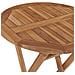Tavolo Da Giardino Pieghevole 60 Cm In Legno Massello Di Teak - Foto miniatura 5