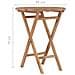 Tavolo Da Giardino Pieghevole 60 Cm In Legno Massello Di Teak - Foto miniatura 7