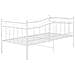 Telaio Divano Letto Bianco in Metallo 90x200 cm - Foto miniatura 4