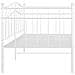 Telaio Divano Letto Bianco in Metallo 90x200 cm - Foto miniatura 7