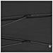 Ombrellone Da Esterni Con Palo In Alluminio 270 Cm Antracite - Foto miniatura 3