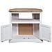 Tavolo Consolle Pino Messicano Corona Range Bianco 80x43x78 Cm - Foto miniatura 11
